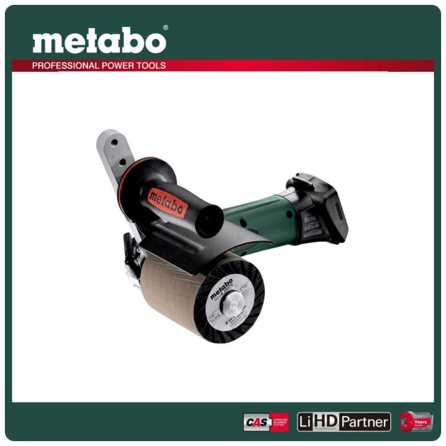 Metabo 美達寶 18V鋰電金屬拋光機5.5Ah單電套裝組隨附工具袋 S 18 LTX 115