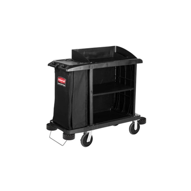 Rubbermaid 樂柏美 小型房務整理車 黑色 FG619000BLA