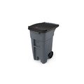 Rubbermaid 樂柏美 BRUTE可推式垃圾桶120L(灰色) 灰色 1971941