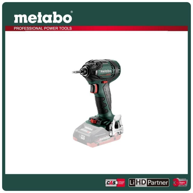 Metabo 美達寶 18V鋰電無刷衝擊起子機空機隨附攜帶箱 SSD 18 LTX 200 BL