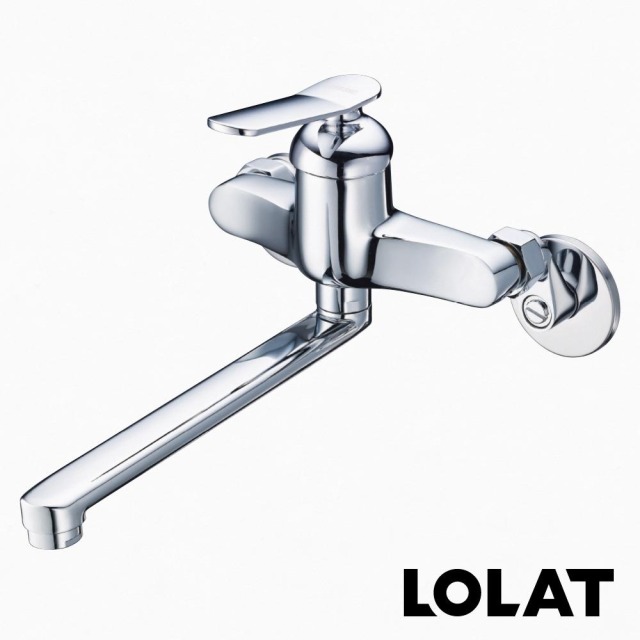 LOLAT 羅力 簡約壁式水龍頭/鉻 KWN1259