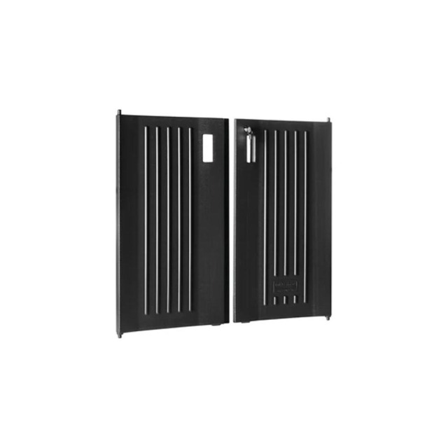 Rubbermaid 樂柏美 房務整理車-可鎖門組 黑色 FG619700BLA