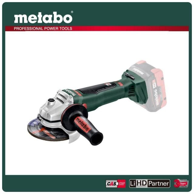 Metabo 美達寶 18V鋰電無刷5”砂輪機-快拆空機 WB 18 LTX BL 125 Quick