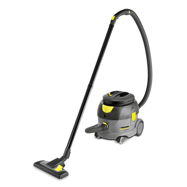KARCHER 德國凱馳 乾式吸塵器 電力供應(伏特)：1 - 120 - 120 - 50 - 60
 真空度(毫巴/千帕)：251 / 25.1
 空氣流量(升/秒)：61
 額定效能：1280
 集塵桶容量(公升) (l)：12
 標準寬度(公厘)：32
 電線長度(公尺)：12
 噪音量(分貝)：65
 滾刷功率(瓦特)：1.7 T12/1