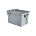 Rubbermaid 樂柏美 BRUTE帶蓋搬運箱 76L(灰色) 灰色 FG9S3100GRAY