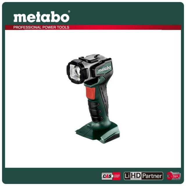 Metabo 美達寶 18V鋰電LED工作燈4.0Ah單電套裝組隨附工具袋 ULA 14.4-18 LED