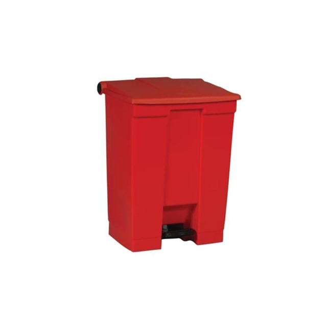 Rubbermaid 樂柏美 腳踏式垃圾桶68L(紅色) 紅色 FG614500RED