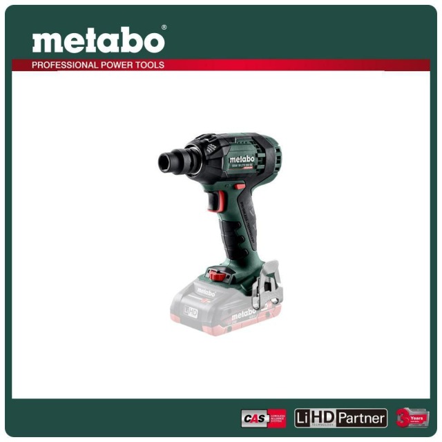 Metabo 美達寶 18V鋰電無刷衝擊扳手機空機 SSW 18 LTX 300 BL