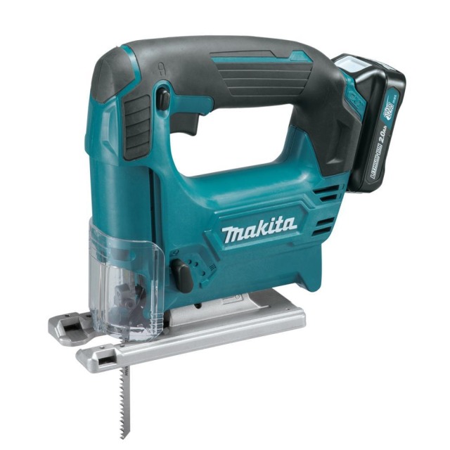 MAKITA 牧田 12V充電式手提線鋸機 空機 產品規格表
工作能力	切斷能力：木材/65mm,軟鋼板/2mm,不鏽鋼/4mm
衝程速度	0-2,850rpm
衝程長度	18mm
尺寸(長x寬x高)	232x76x196mm
重量	1.6kg JV101D