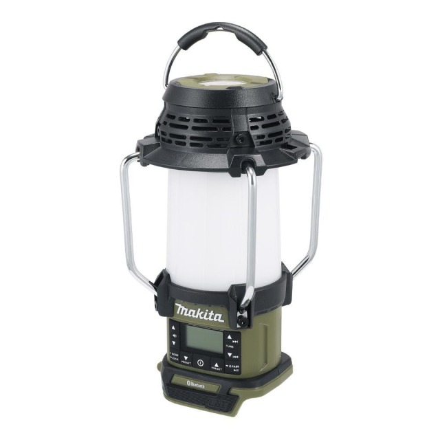 MAKITA 牧田 18V提燈/收音機 軍綠色 空機 產品規格表
工作能力	收音機頻道 FM：87.5-108MHz揚聲器尺寸：ø57藍芽輸出：最佳 10米 / 可用 30米提燈模式照度(離光源50cm)/360°光覆蓋日光：高 145 / 低 72lx自然光：高 140/低 70lx暖光：高 130/低 65lx亮度(流明)/360°光覆蓋日光：高 310/低 155lm自然光：高 300/低 150lm暖光：高 260/低 130lm手電筒模式照度(離光源1m)高 1,000/低 500lx亮度(流明