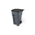 Rubbermaid 樂柏美 BRUTE可推式垃圾桶246L(灰色) 灰色 FG9W2100GRAY