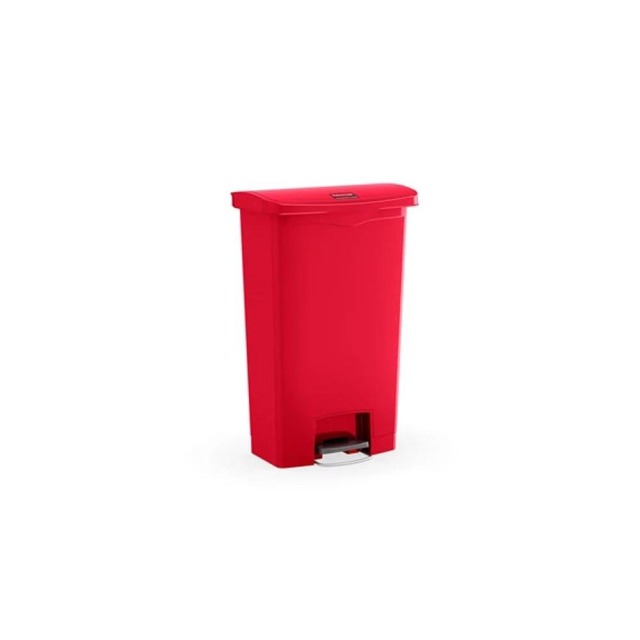 Rubbermaid 樂柏美 前踏式垃圾桶68L(紅色) 紅色 1883568