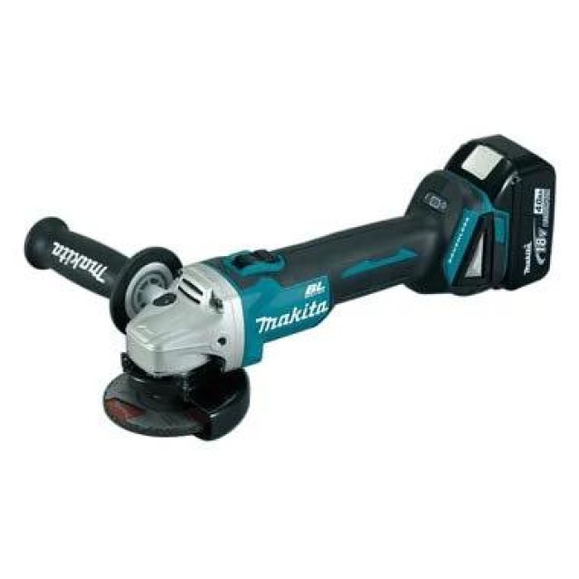 MAKITA 牧田 18V充電式平面砂輪機5.0Ah雙電套裝組 DGA406RTE