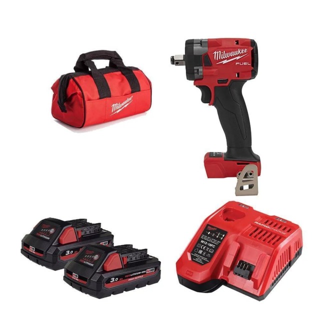 Milwaukee 美沃奇 18V鋰電無碳刷衝擊扳手 M18FIW212-302B