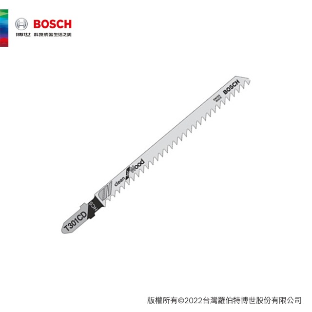 BOSCH 博世 線鋸片 T 301 CD 5支/卡