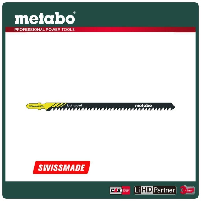 Metabo 美達寶 快速木工線鋸片150/4.0mm/6T T744D 5支/卡 623603000