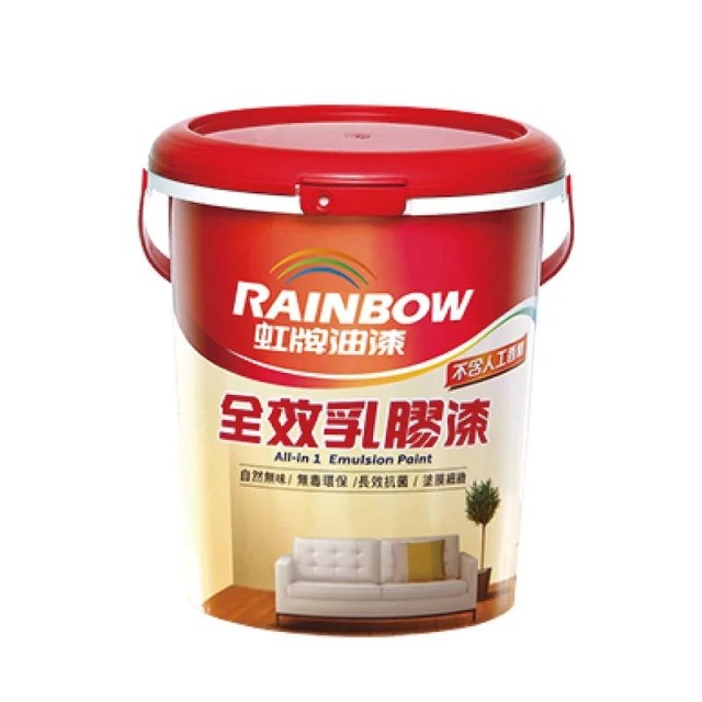 Rainbow 虹牌油漆 458 全效乳膠漆 淺玫瑰-1加侖裝 458