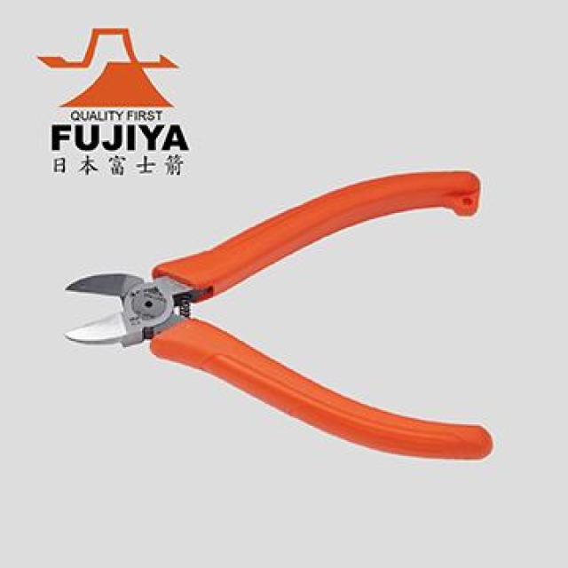 FUJIYA 富士箭 塑膠用斜口鉗-平刃150mm GPN-150FS