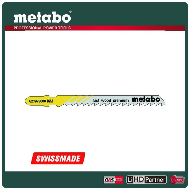 Metabo 美達寶 木工線鋸片74/4.0mmT144DF5支/卡 623976000