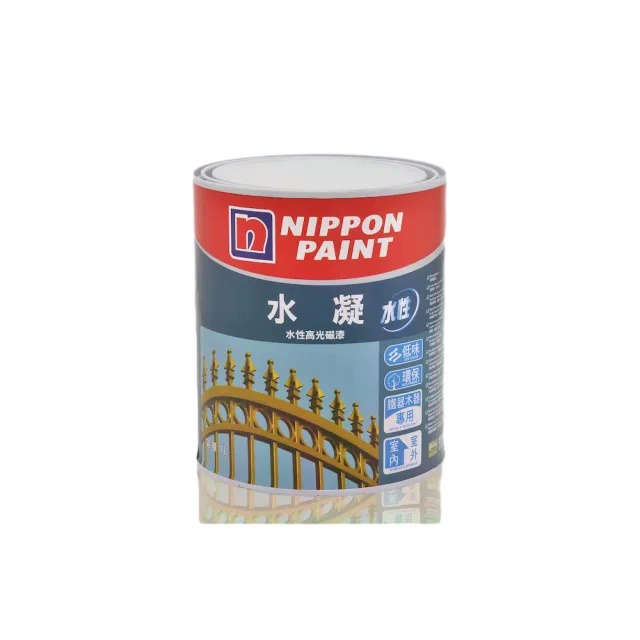 Nippon Paint 立邦 水凝水性高光磁漆 1公升裝 精梳棉 Combed Cotton YC2907-4 淺系列顏色