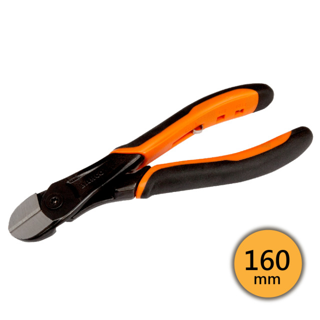 BAHCO 瑞典魚牌 14° 電子斜口鉗 (ERGO™握把) 160mm 長度: 160 mm
鉗口長度: 18 mm
最大開口: 2.1 mm
重量: 150 g
剪切能力 (鐵線): Φ2.5 mm
剪切能力 (鋼琴線): Φ2.3 mm 21HDG-160A