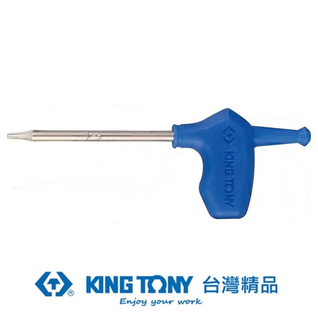 KING TONY 金統立 專業級工具L型旗桿六角星型起子T6 KT1163A06R