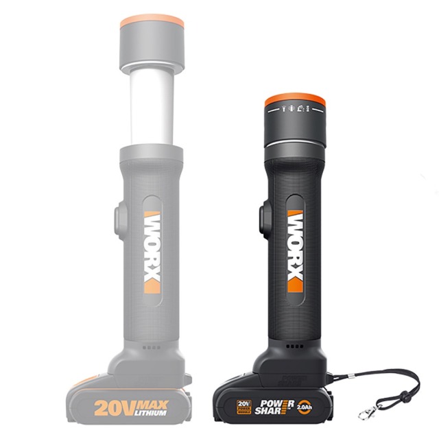 WORX 威克士 WORX鋰電多功能LED燈 空機(WX027.9) WX027.9