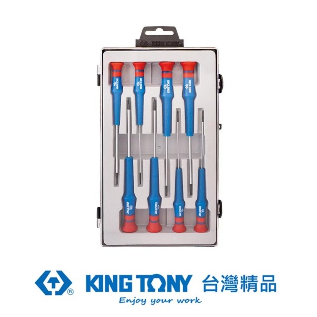 KING TONY 金統立 專業級工具8件式精密起子組 KT32118MR