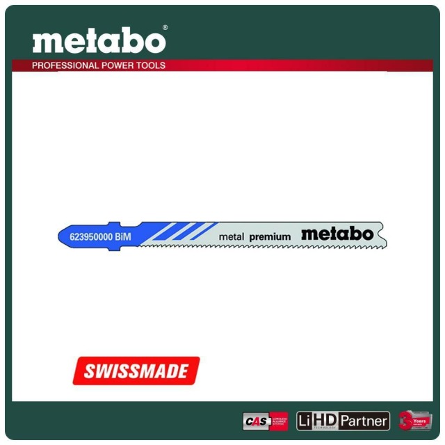 Metabo 美達寶 金屬線鋸片66/1.1-1.5mm/23-17T T118AF 5支/卡 623950000