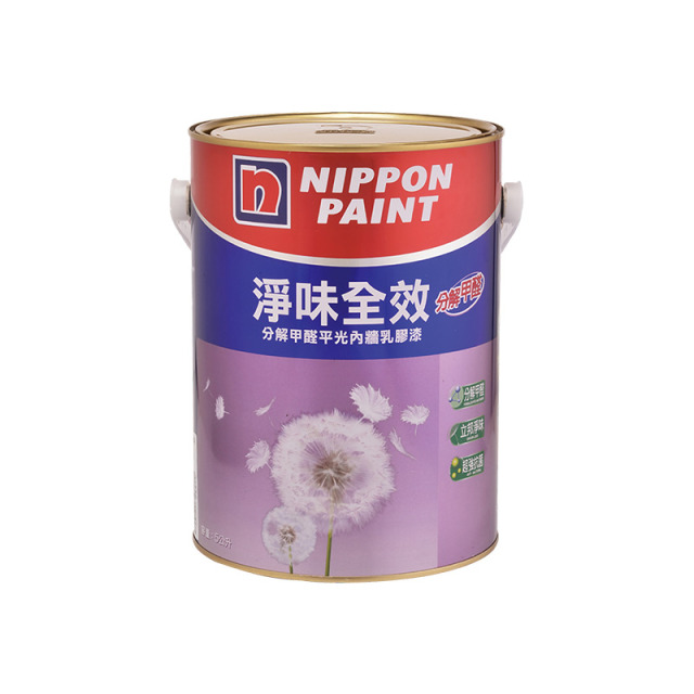 Nippon Paint 立邦 淨味全效 分解甲醛乳膠漆 平光 5公升裝 邂逅柔情 Encounter Tender Feelings YN0015-4 恒系列顏色