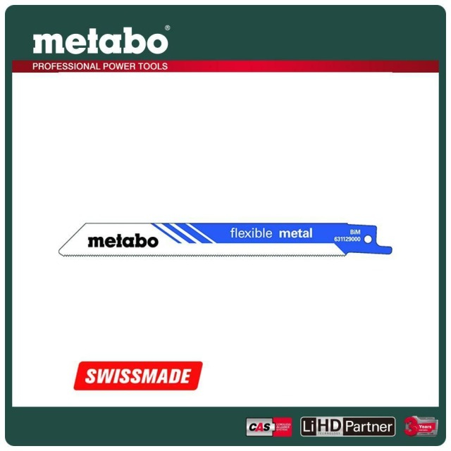 Metabo 美達寶 金屬軍刀鋸片150/1mm/24T S918AF 2支/卡 631129000