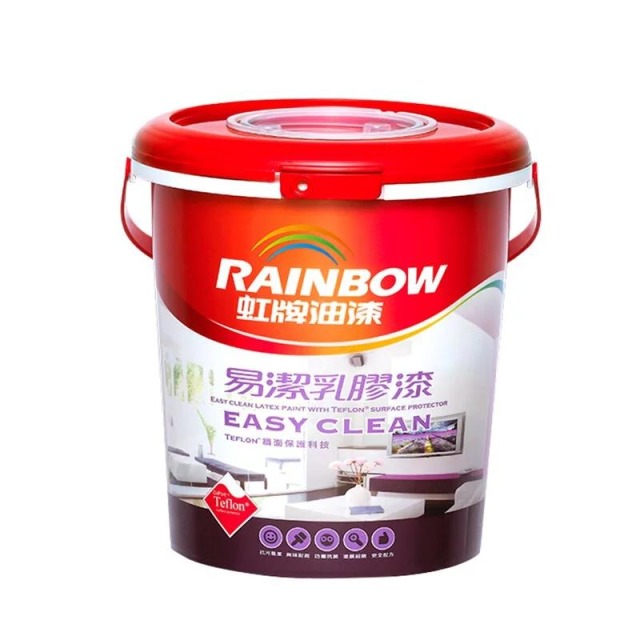 Rainbow 虹牌油漆 432 易潔乳膠漆 白色-1加侖裝 432