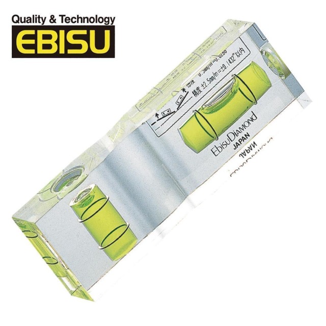 EBISU Mini系列-水晶平型水平尺不附磁 ED-FL