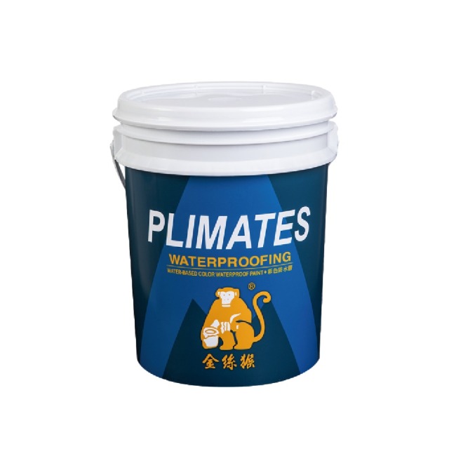 Plimates 金絲猴 P 701 水性防水防熱面漆 灰色-5加侖裝 P 701