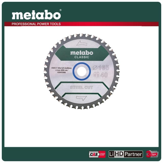 Metabo 美達寶 經典切割木工圓鋸片216x2.4x30mm 628652000