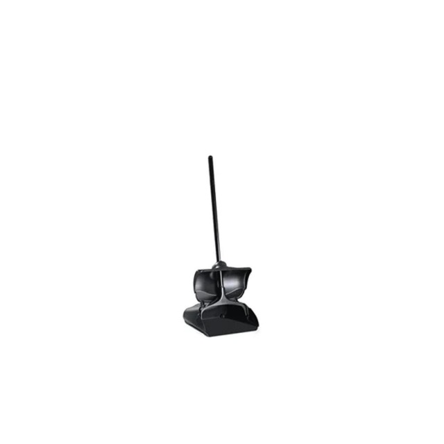 Rubbermaid 樂柏美 帶蓋直立式垃圾鏟 黑色 FG253200BLA