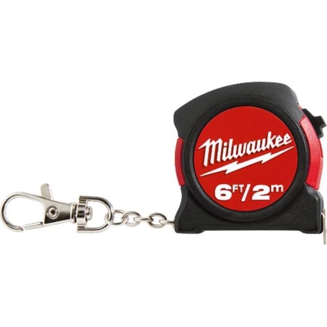 Milwaukee 美沃奇 2m/6FT捲尺鑰匙圈 48-22-5506