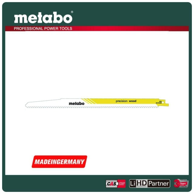 Metabo 美達寶 木工軍刀鋸片300/4.3mm/6T S1344D 5支/卡 631472000