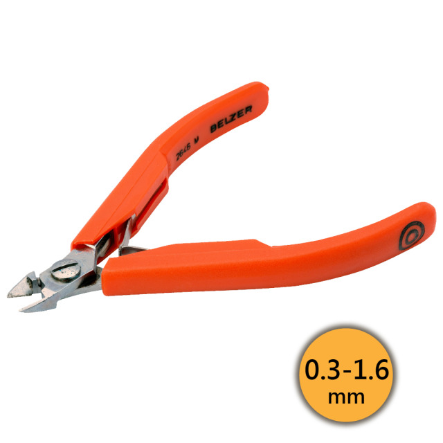 BAHCO 瑞典魚牌 橢圓頭微型電子斜口鉗 (微突切口) 0.3-1.6mm 長度: 112.5 mm
鉗口長度: 12.5 mm
重量: 50 g
剪切能力: Φ0.3-1.6 mm 2666