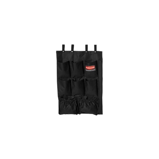 Rubbermaid 樂柏美 房務整理車-九格袋(黑色) 黑色 FG9T9000BLA