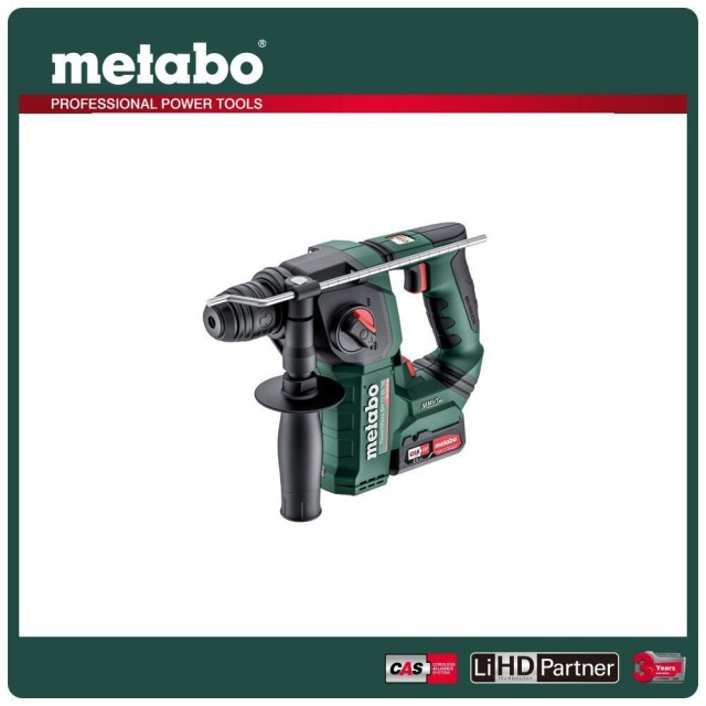 Metabo 美達寶 12V鋰電兩用無刷鎚鑽2.0Ah套裝組隨附攜帶箱 PowerMaxx BH 12 BL 16