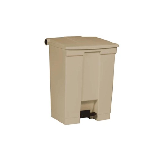 Rubbermaid 樂柏美 腳踏式垃圾桶68L(米色) 米色 FG614500BEIG