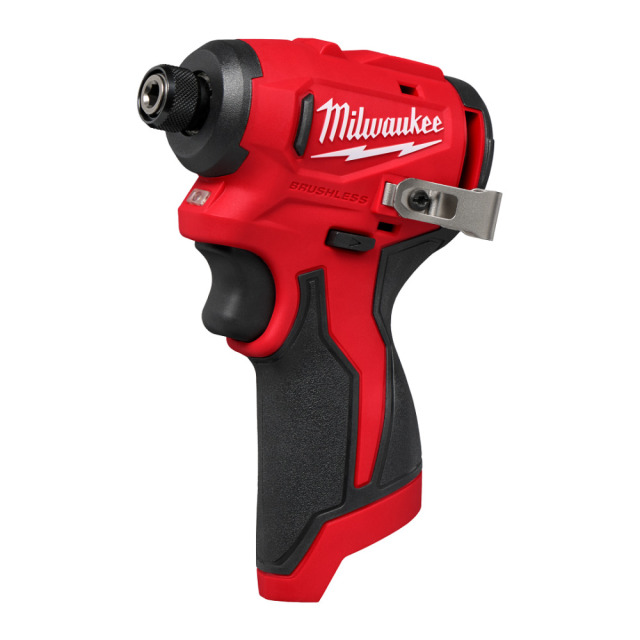 Milwaukee 美沃奇 12V鋰電精銳無碳刷衝擊起子機 2.0Ah雙電套裝組 M12BLIDRC-202B