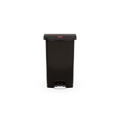 Rubbermaid 樂柏美 前踏式垃圾桶68L(黑色) 黑色 1883613