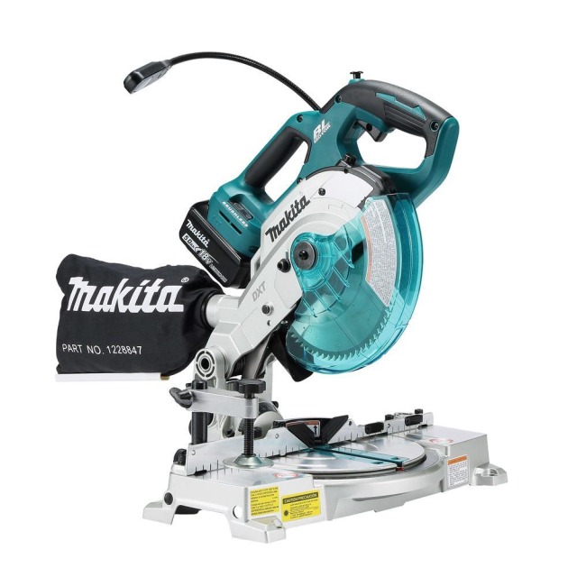 MAKITA 牧田 18V充電式多角度切斷機 空機 產品規格表
工作能力	斜接角度：52度左/52度右斜切角度：45度左/45度右，46度左/46度右(使用釋放桿時)最大切割能力：90度斜接：46x92mm聲壓：90dB(A)分貝：97dB(A)
回轉數rpm	5,000
鋸片直徑	165mm
尺寸(長x寬x高)	340x400x440mm
重量	6.3-6.6kg DLS600Z