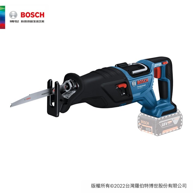 BOSCH 博世 18V鋰電免碳刷軍刀鋸 GSA 185-LI 4.0Ah單電組 GSA 185-LI