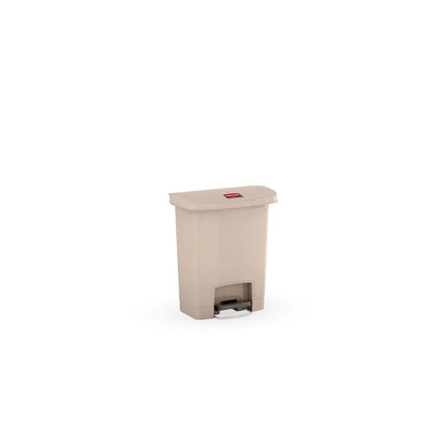 Rubbermaid 樂柏美 前踏式垃圾桶30L(米色) 米色 1883456