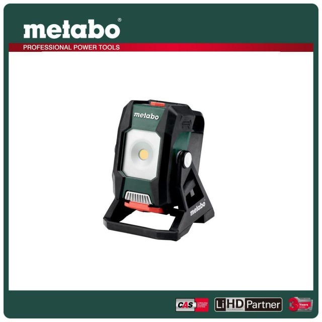 Metabo 美達寶 12V-18V鋰電高亮工作燈2000lm4.0Ah單電套裝組 BSA 12-18 LED 2000