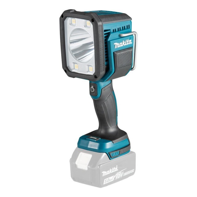 MAKITA 牧田 18V充電式LED工作燈 空機 產品規格表
工作能力	操作時間(搭配BL1860B)：聚光/10小時泛光/7.5小時聚光+泛光/6小時閃爍/8.5小時照度(距離光源1m)：聚光/71,000 lx泛光/520 lx聚光+泛光/51,000 lx亮度：聚光/600 lm泛光/1,000 lm聚光+泛光/1,250 lm
尺寸(長x寬x高)	119 × 115 × 313 mm
重量	1.2~1.6 kg DML812