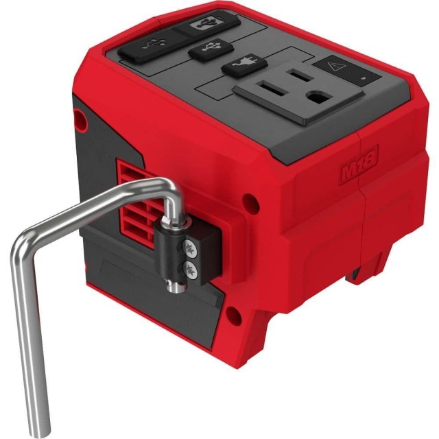 Milwaukee 美沃奇 18V鋰電175W電源供應器空機 AC連續功率	175W
USB-A	有 (1) 2.4A
USB分頭供電	沒有
USB-C PD	有
AC	有
椽掛勾	有
過熱警示燈	有
過載警示燈	有 2846-20
